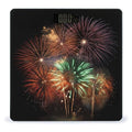 Splendid Fireworks Scale for Body Weight Precision Bathroom Weighing Scales with Back Lit LCD Display Sturdy Tempered Glass Body Weight Scales Digital Bathroom Scale 400lb