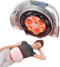 Abdominal Massager Belt – Electric Belly Stomach &amp Tummy Massage Machine and Tool with Dual Kneading Discs Soothing Heat Wireless &amp Rechargeable