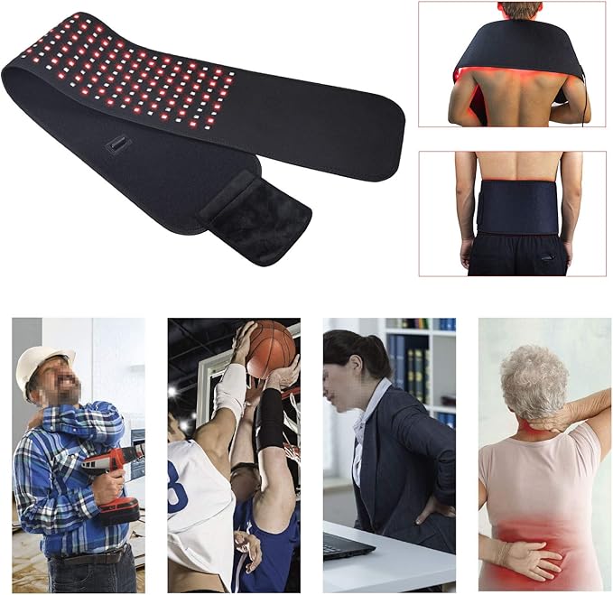 2020 New LED Red Light＆Near Infrared Light Therapy Devices Large Pads Wearable Wrap for Pain Relief Belt FDA Cleared Device