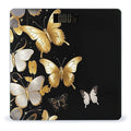 Gold White Butterflies Black Scale for Body Weight Accurate Digital Bathroom Scale Toughened Glass High Precision Scales Smart Weight Scales with Large LCD Backlight Display Weighing Machine