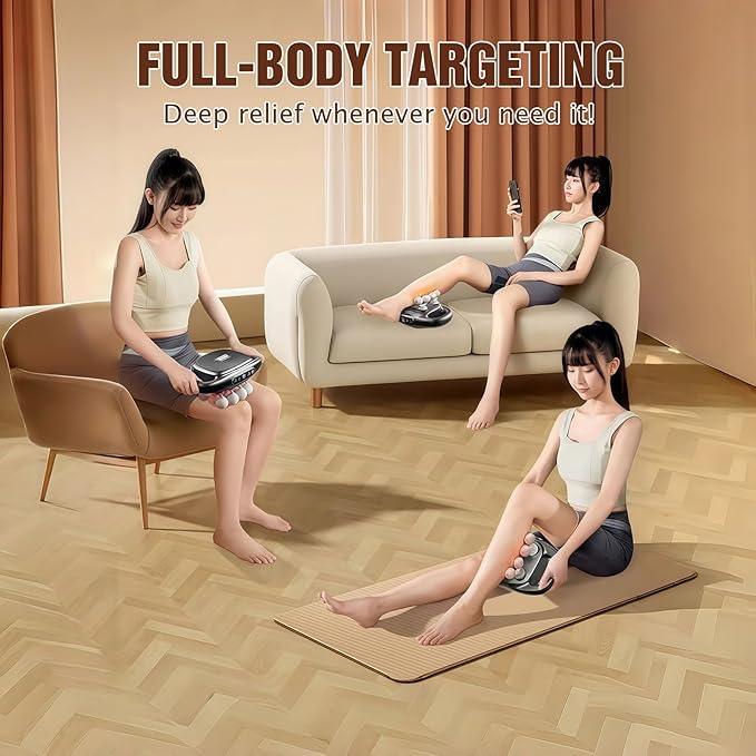 16-Drive Massage Gun Deep Tissue Muscle Massager with 3 Modes &amp 30 Intensities Portable Quiet Percussion Massager for Legs Waist Back Neck Buttocks Muscle Pain Relief