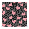 Energy Saving Scale Bathroom Weighing Scale Smart Scale for Body Weight Digital Love Heart Dark Gray Black Leopard Cheetah Print