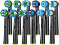 4-12Pack Replacement Toothbrush Heads Compatible For BraunCompatible For Oral B 7000/Pro 1000/9600/ 5000/3000/8000 Electric Toothbrus(Variety Pack-12pcs)