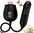 Portable Vibrating Massager -Clitioral Sucker Relaxes Muscles Viboators Toy 10 Modes Couples - for Body and Back Foot Silent Personal for Sports Massage Adult Tools Relaxation (Black)