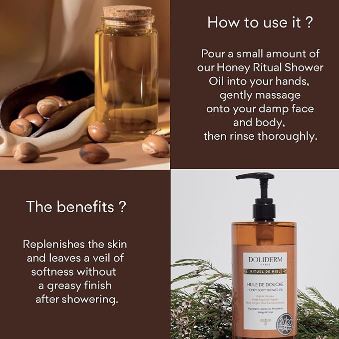 Paris - Rituel de Miel - Honey Shower Oil 33.8 Fl Oz
