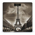 Paris Eiffel Tower Weight Scale Digital Electronic Scales Bathroom Scale Larg LCD Backlight Display High Precision MeasurementsTempered Glass