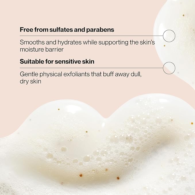 Suave Strawberry Delight Exfoliating Body Wash &amp Scrub with Glycerin &amp Vitamin E Sulfate-Free Hydrating Cleanser for Soft Smooth Skin 18 FL OZ Pack of 6