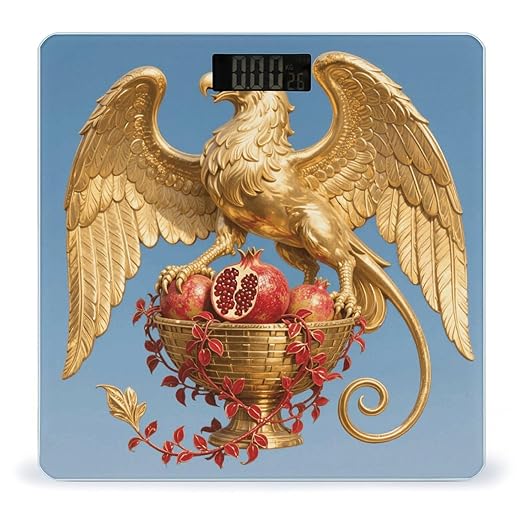 Griffin Fruit Guard Scale for Body Weight Sturdy Tempered Glass Weighing Scales with LCD Display Accurate Digital Bathroom Scale Convenient Body Fat Smart Scales Easy Read