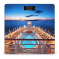 Pool Party Cruise ShipScale for Body Weight with LCD High Precision Weighing Scales Fashion Sturdy Tempered Glass Weight Scales Easy-to-Read Digital Bathroom Scale for Daily 400lb