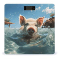 Pig Swim Bathe Bathroom Scale Ultra-Bright Liquid Crystal Screen Weight Scale Accurate Bathroom Body Scales for Body Weight Bathroom Pet Home Bedroom Gift-Giving
