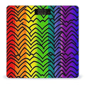 Digital Bathroom Scale for Body Weight Scale with Bright LCD Display High Accuracy Step-On Technology Auto On/Off Gay Pride Rainbow Pattern Digital Scales 400 Lbs /180kg