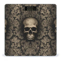 Gothic Wallpaper Skull Scale for Body Weight Accurate Digital Bathroom Scale Toughened Glass High Precision Scales Smart Weight Scales with Large LCD Backlight Display Weighing Machine