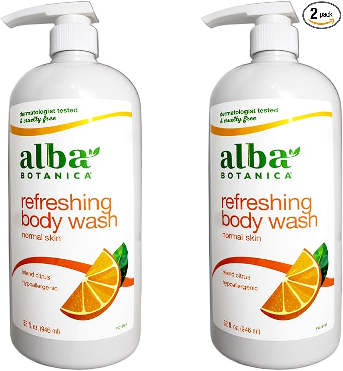 Bath and Shower Gel - Island Citrus 32 oz (Multi-Pack)