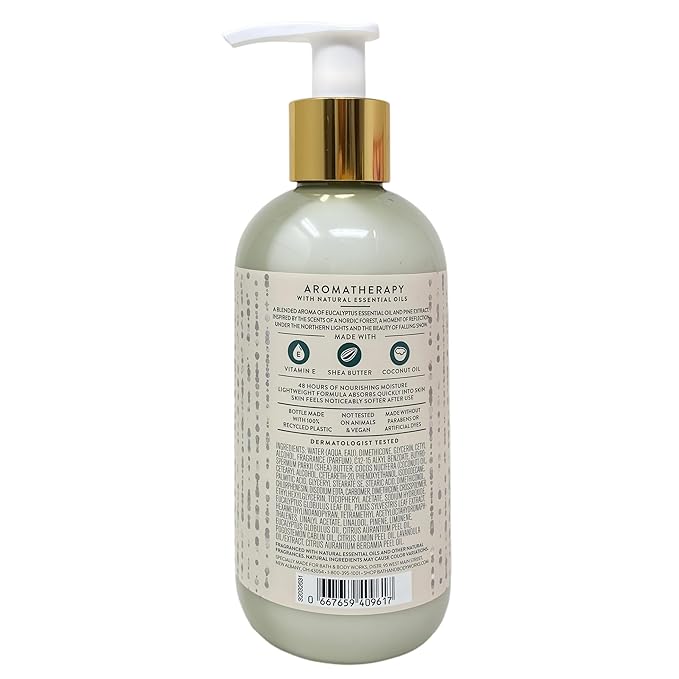 Bath &amp Body Works Aromatherapy Eucalyptus Pine - Moisturizin Body Wash - Body Cream - Body Wash + Foam Bath - Essential Oil Perfume Mist - Body Lotion with a Fresh Forest Bar Soap
