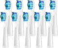 5/10 Pack Replacement Brush HeadsCompatible for SG910/507/958 Electric Toothbrush Soft Bristles Vacuum Sealed(White-10pcs)