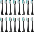 8Pcs Replacement Brush HeadsCompatible for Philips HX3/HX6/HX9 Series Electric Toothbrush Heads HX6064(16Pcs Black)