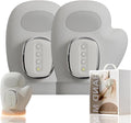 Cordless Electric Hand Massager with Heat - 6 Levels Compression &amp Heating for Arthritis Carpal Tunnel and Finger Pain Relief - Ideal Relaxation Wellness Gifts for Women Men Mom (2 PCS)