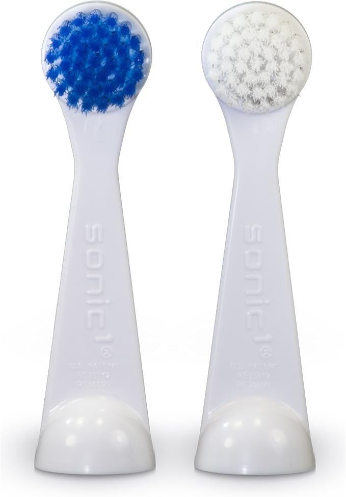 Cybersonic3 - Deluxe Large Replacement Brush Heads 2 Pack Compatible With All Cybersonic Electric Toothbrushes