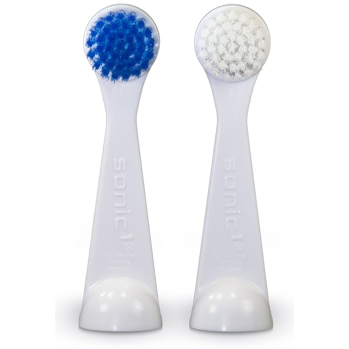 Cybersonic 3 Deluxe Large Replacement Brush Heads 8 Pack Compatible with All Cybersonic Electric Toothbrushes