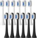 12PCS Replacement Brush HeadsCompatible for Xiaomi Mijia T301 T302 T501 /501CSonic Electric Toothbrush Head(T301-302-WH6BK6)