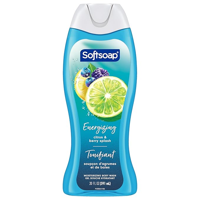 Softsoap Moisturizing Body Wash Citrus Splash &amp Berries 591 mL (Pack of 4)