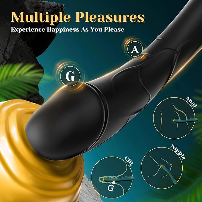 Portable Vibrating Massager -Clitioral Sucker Relaxes Muscles Heating Modes Viboators Toy Couples- for Body and Back Foot Silent Personal for Sports Massage Adult Tools Relaxation PWn4 (Black)