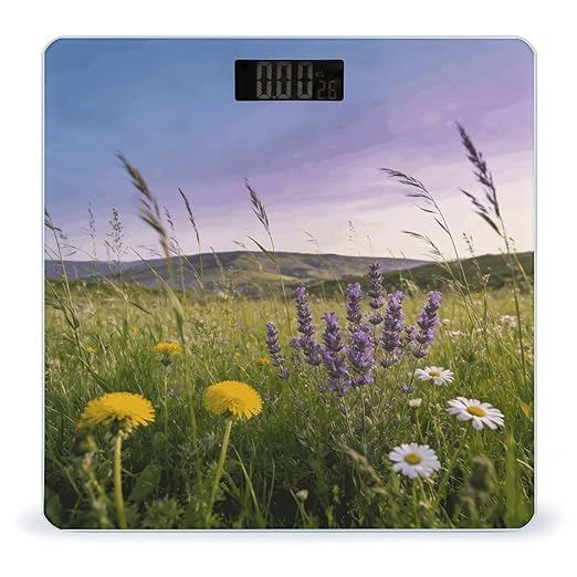 Meadow Smart Scale for Body Weight Digital Bathroom Scale Toughened Glass Weight Scale with Large LCD Backlight Display High Precision Scales Weighing Machine