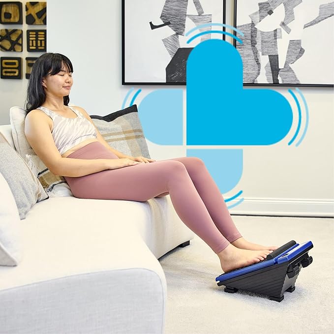 MedMassager Foot Massager Classic | Deep Tissue Massage Therapy at-Home Massager Dual Speed Portable &amp Compact Fast Relief from Neuropathy Improves Blood Circulation MMF08