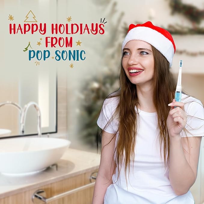 Pop Sonic USB Sonic Toothbrush Charge Anywhere (Red Metallic)