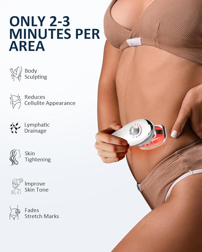 Portable Body Sculpting Machine: Valentines Day Gifts for Her Him Birthday Gifts for Women Men Mom Cordless Cellulite Removal Machine Anti Cellulite Massage Tool for Belly Arms Legs Waist