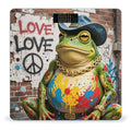 Western Cowboy Frog Scale for Body Weight Sturdy Tempered Glass Weighing Scales with LCD Display Accurate Digital Bathroom Scale Convenient Body Fat Smart Scales Easy Read
