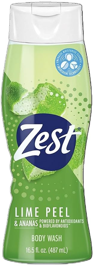 Zest Body Wash Lime Peel 16.5 Fl Oz