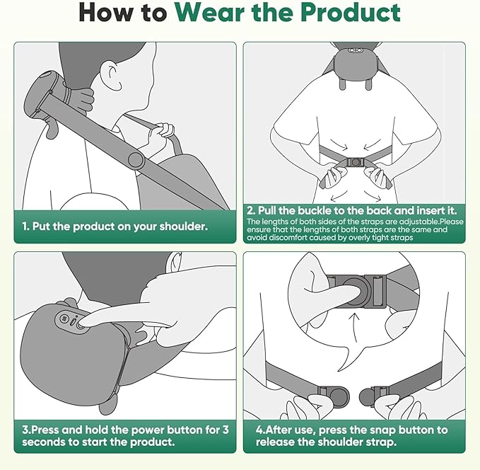 Siasoo Heated Neck Massager-Wireless Portable Shiatsu Neck and Shoulder Deep Tissue 4D Kneading Massage Pillow Simulated Human Hand Design for Muscle Relax Massager New Years Eve Valentine's Day Gift