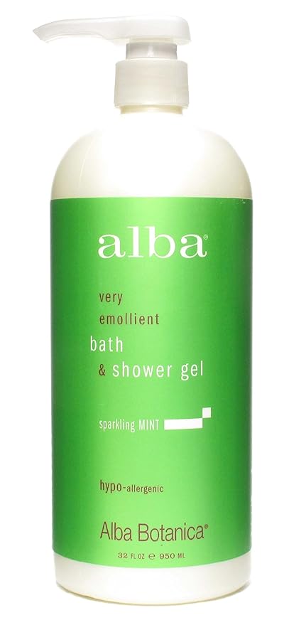 Alba Sparkling Mint Body Bath and Shower Gel 32 Ounce - 3 per case.
