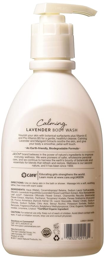 Jason Shower Body Wash Lavender 30 oz 2 pk