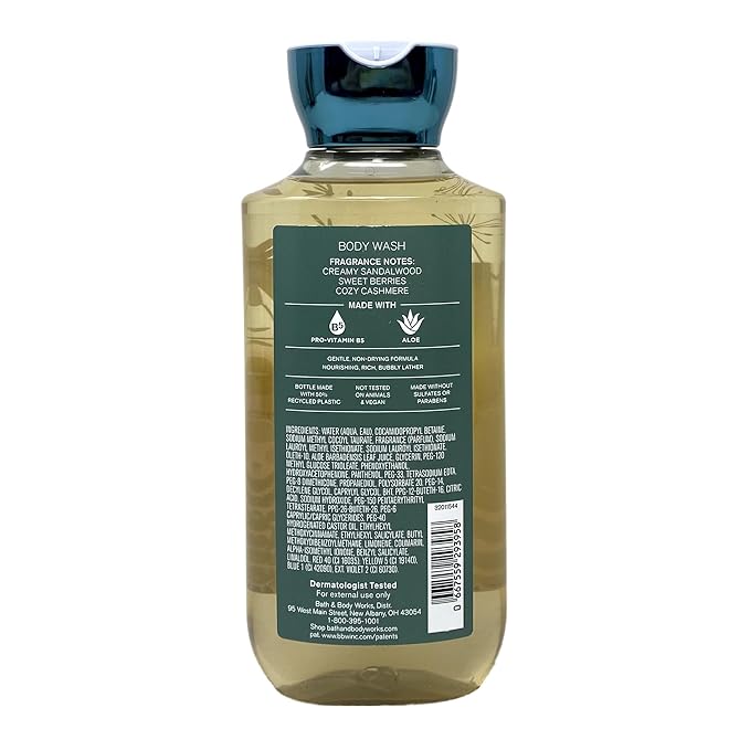 Bath &amp Body Works Sunrise Woods 2 Pack Body Wash Bundle with a Wild Jasmine Bar Soap