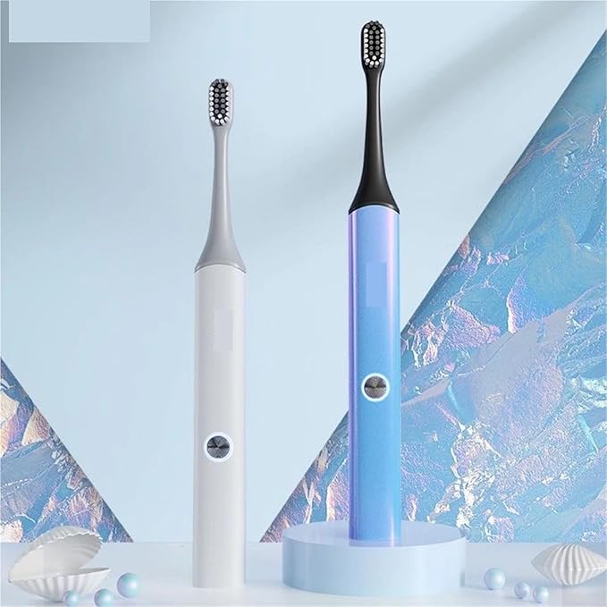 Compatible for ENCHEN Aurora t+ - Adult Replacement Toothbrush Head Accessory Nozzle(2PCS Black)
