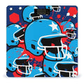 Baseball Helmet Blue Weight Scale Large Digital Bathroom Scales with Bright LED Display Non Slip Digital Scale and Step On Fashion Weighing Machine for Body