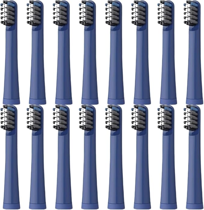 Compatible for N1 N2 RTX2103 SN301 Electric Toothbrush Replacement Heads 16pcs(16PCS Blue)