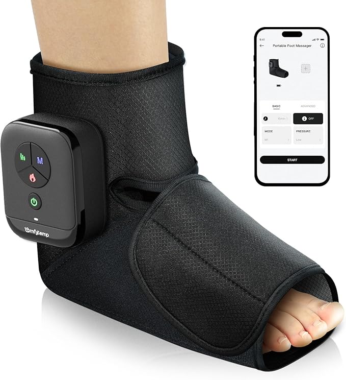 Comfytemp K1007 Air Compression Therapy Device Portable Foot Massager for Circulation and Pain Relief K251623 FDA Cleared
