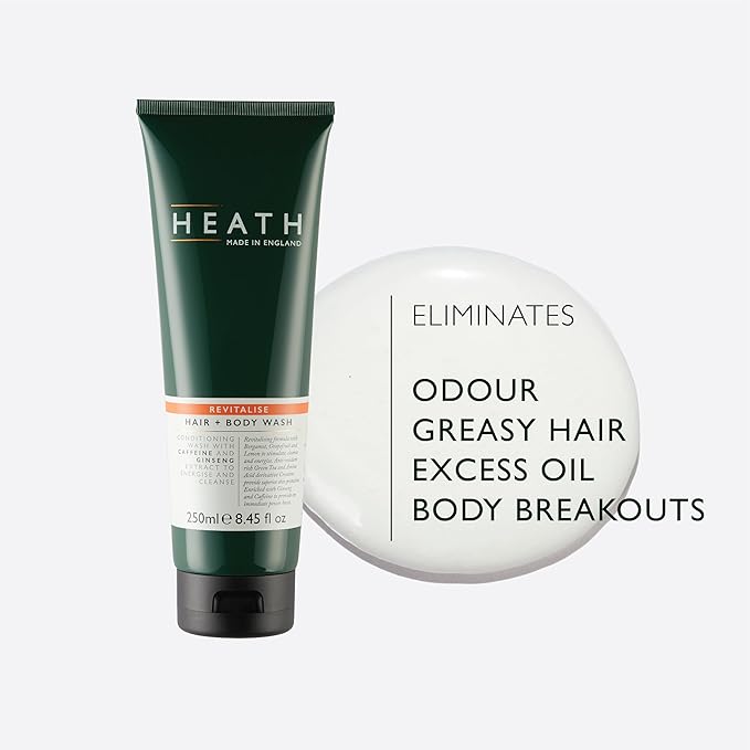 Modern British Grooming by Heath Hair &amp Body Wash 250ml