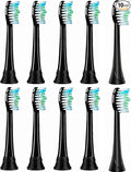 Replacement Toothbrush Heads Compatible with MOCEMTRY Electric Toothbrush10 Pack Black