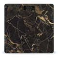 Gold Black Marble Scale for Body Weight Anti-Slip Tempered Glass Digital Bathroom Scales Clear LCD Display Weighing Scale Safe Rounded Corners Smart Scales