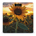 Farm Sunflower Scale for Body Weight High Precision Digital Weight Scales with LCD Display Anti-Slip Sturdy Slim Tempered Glass Bathroom Scale for Home Use