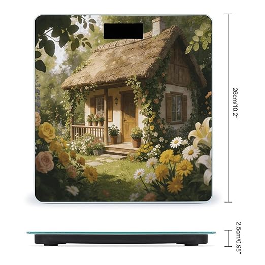 Flower and Plant House Weight ScaleClear LED Display Bathroom Digital Weighing ScaleTempered Glass Digital Bathroom Scale for Body Weight Capacity Up to 400 Lbs