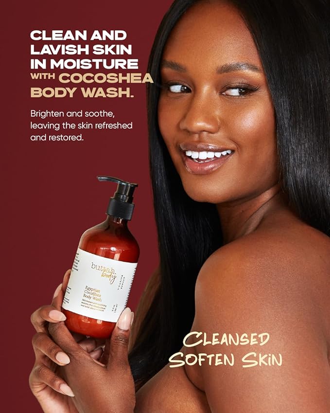 Buttah Skin by Dorion Renaud CocoShea Body Wash 10oz - Nourishing Body Wash for Men &amp Women - African Cocoa Butter Daily Body Wash - Natural Nutrients &amp Vitamins - Black Owned Skincare