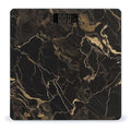 Gold Black Marble Bathroom Scale for Body Weight LCD Display Digital Bathroom Scale Tempered Glass Bathroom Weight Scales Fashion Smart Scales for Home Bedroom 400 Lb