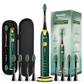 Wagner Stern Ultrasonic whitening Toothbrush with Pressure Sensor. 5 Brushing Modes and 4 Levels of Intensity 8 Soft bristles Travel case.