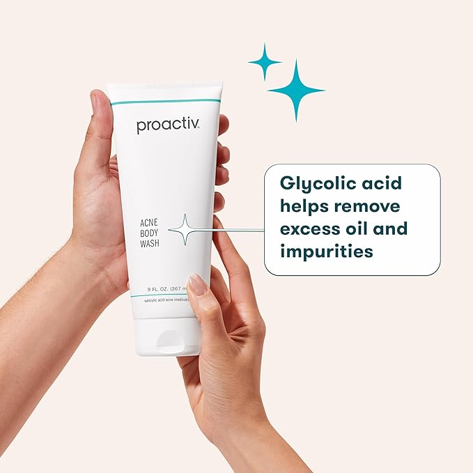 Proactiv Acne Body Wash Gentle Body Cleanser Unclogs Pores and Clears Body Blemishes Salicylic Acid &amp Glycolic Acid Formula Soothing Complex of Shea Butter Vitamin E &amp Aloe Vera Extract