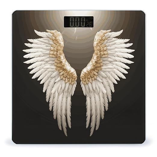 Angel Wing Scale for Body Weight Smart Scales Digital Bathroom Scale High Precision Weighing Scales with Large Display Weighing Machine for People